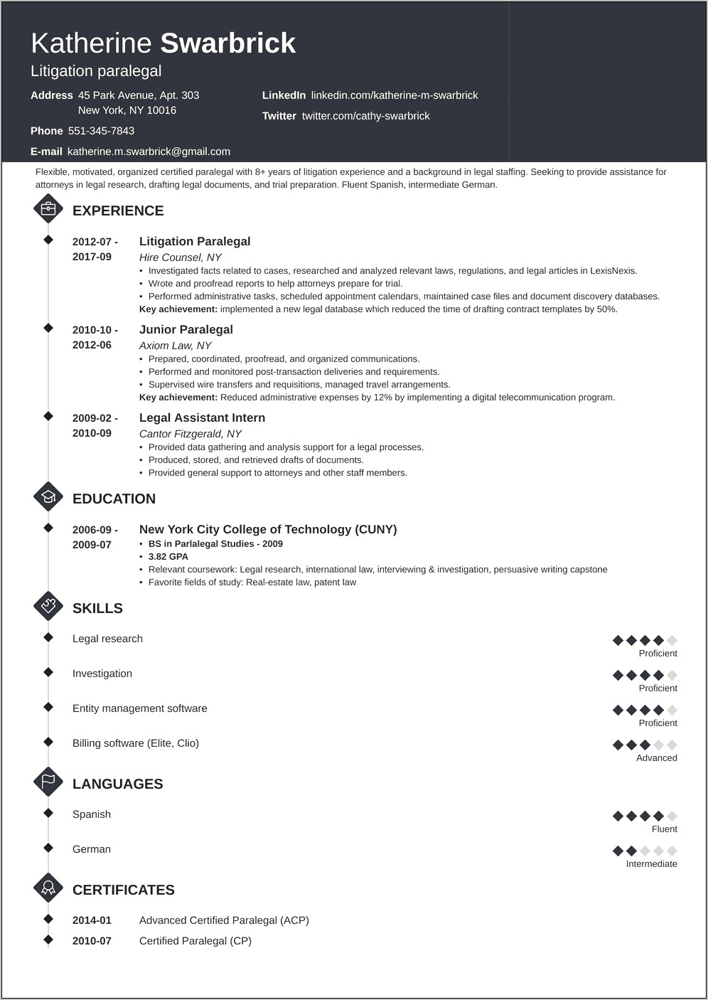Paralegal Job Description Top Resume
