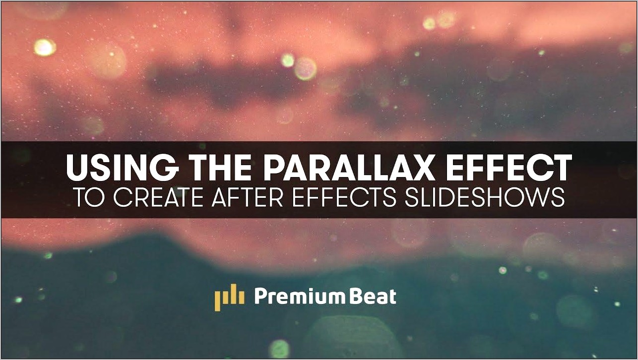 Parallax Effect Slideshow After Effects Template Free