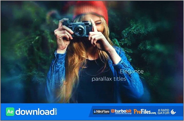 Parallax Scrolling Slideshow After Effects Template Free