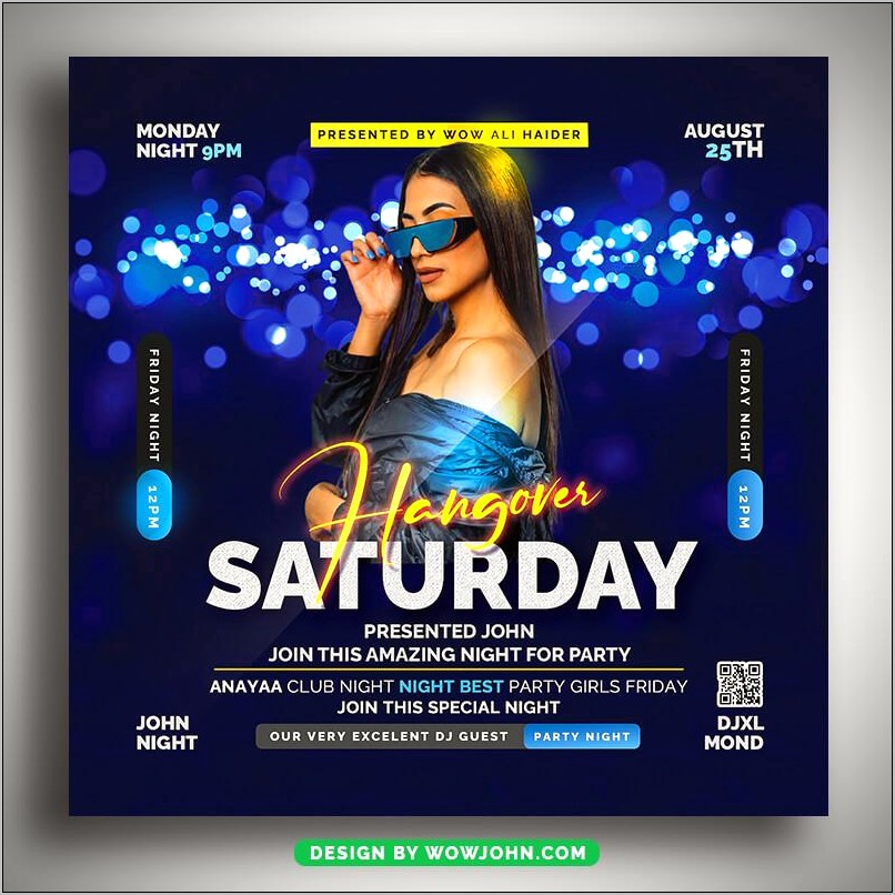 Party Flyer Templates Free Download Psd