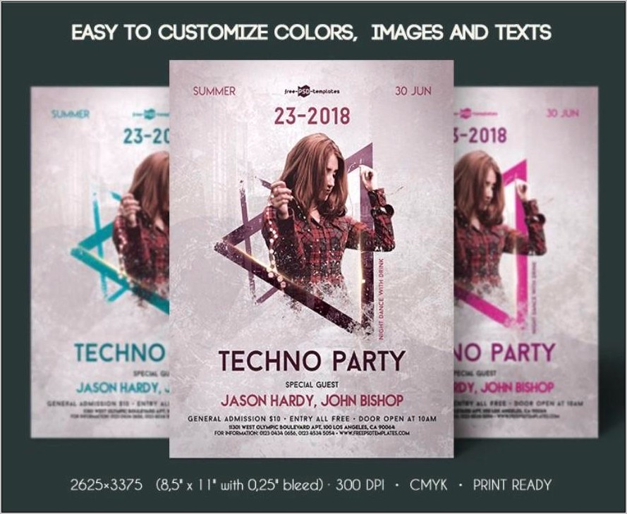 Party Poster Template Psd Free Download