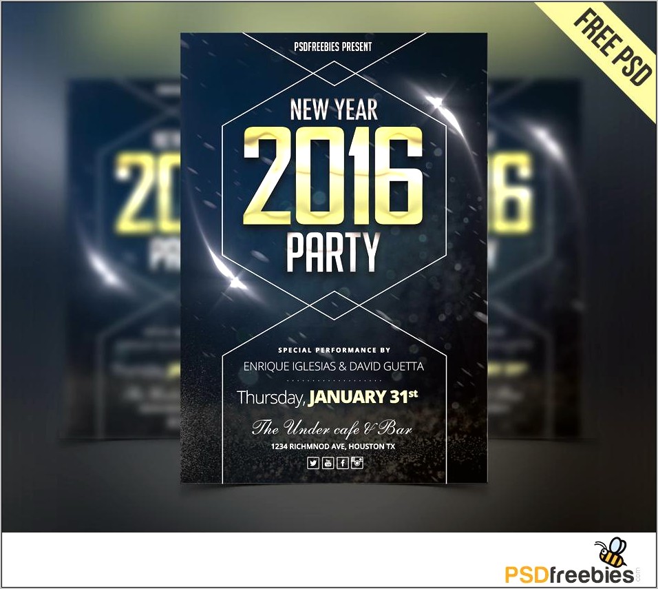 Party Psd Flyer Template Free Download