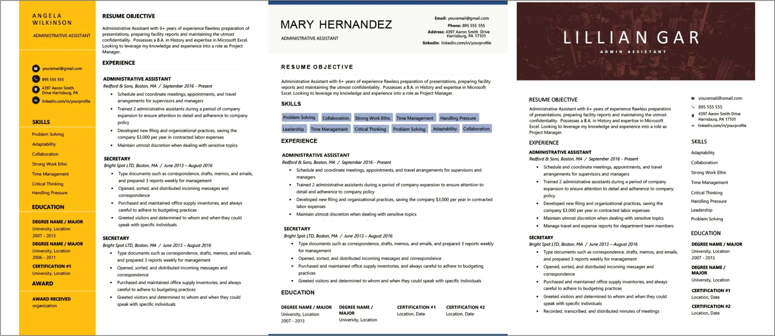 Perfect Residential Project Manager Resume