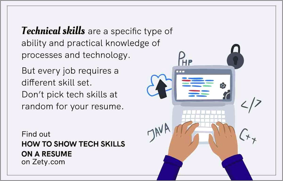 Personal And Technical Skills Resume