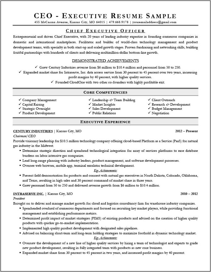 Personal Competencies Examples For Resume