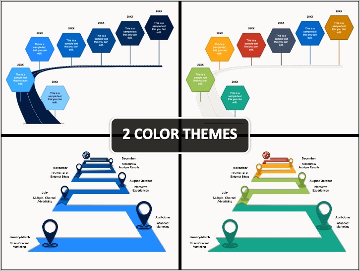 Perspective Animated Roadmap Powerpoint Presentation Template Download