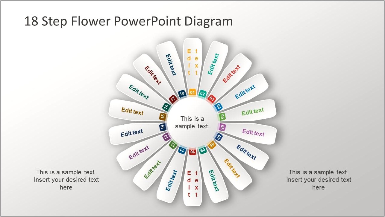 Petal Diagram Template For Google Slides Free