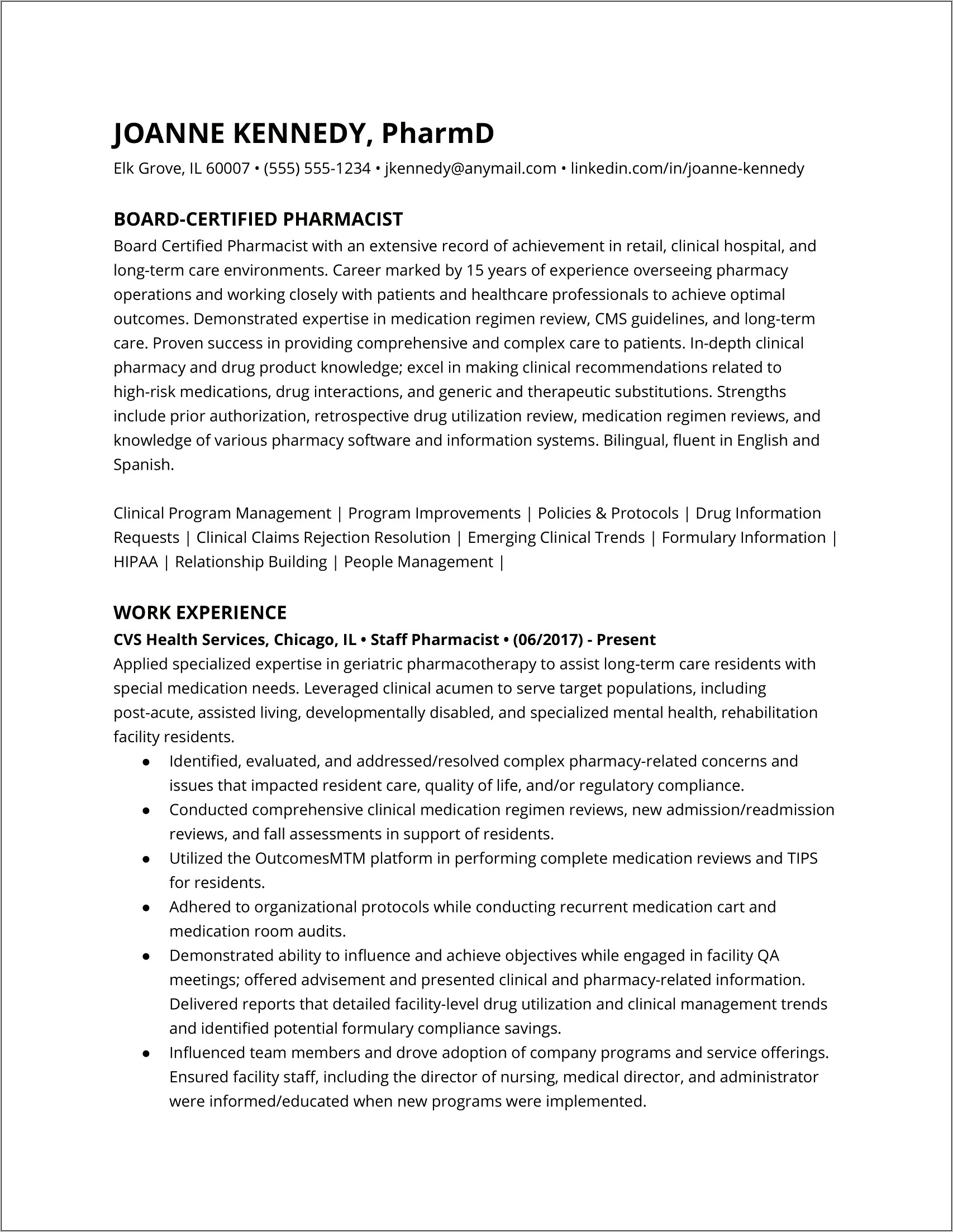 Pharmaceutical Manufacturing Technician Resume Samples