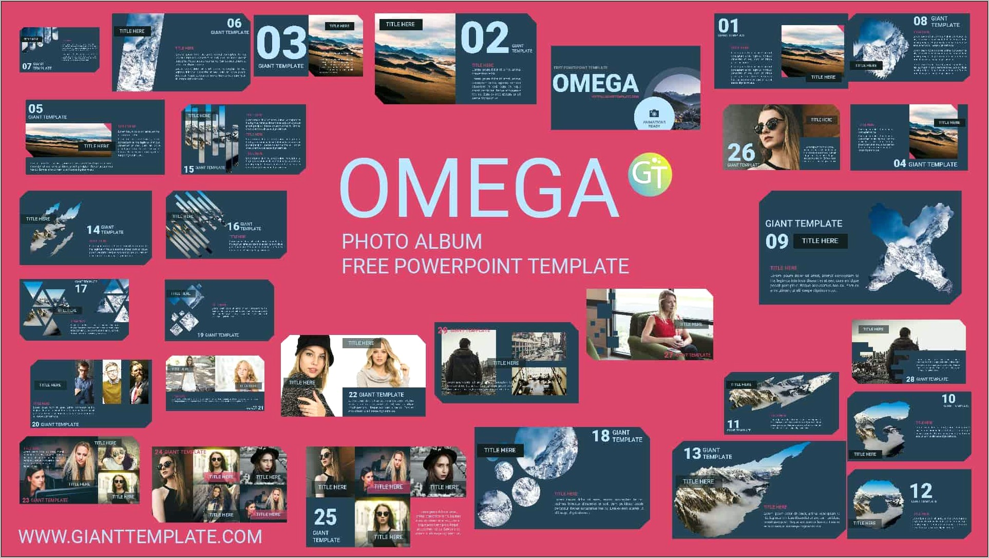 Photo Album Powerpoint Template Free Download