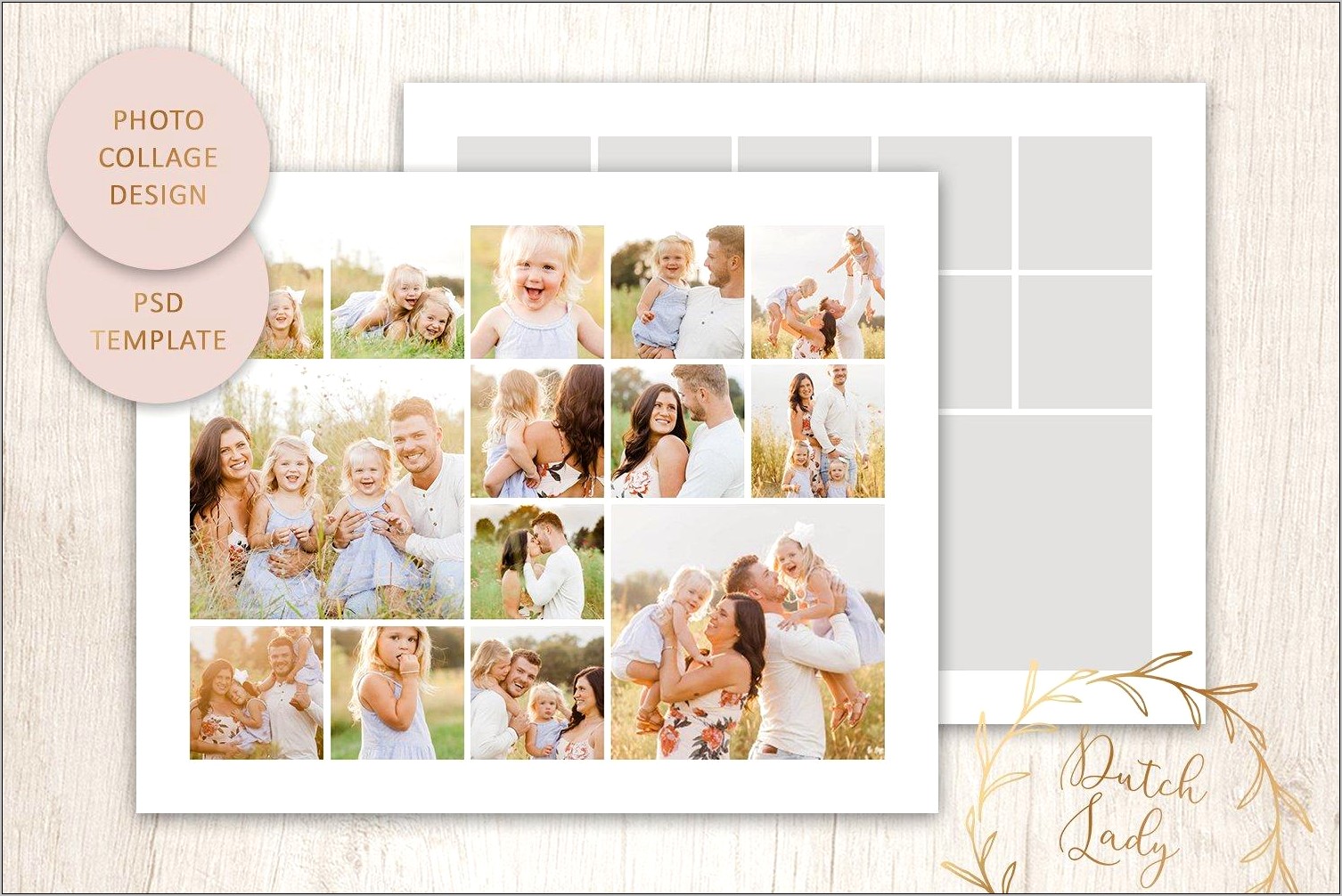 Photo Collage Templates Psd Free Download