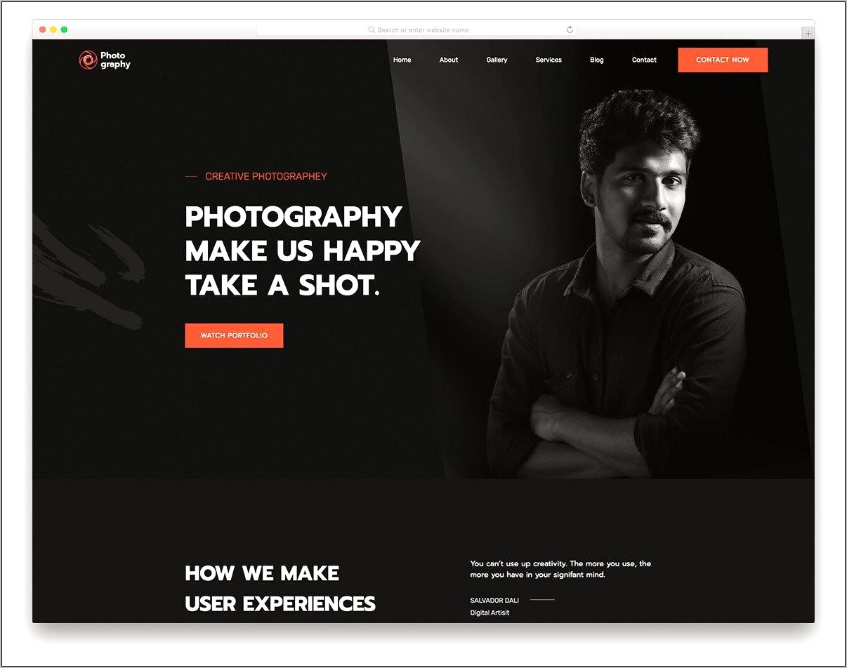 Photography Portfolio Html Template Free Download