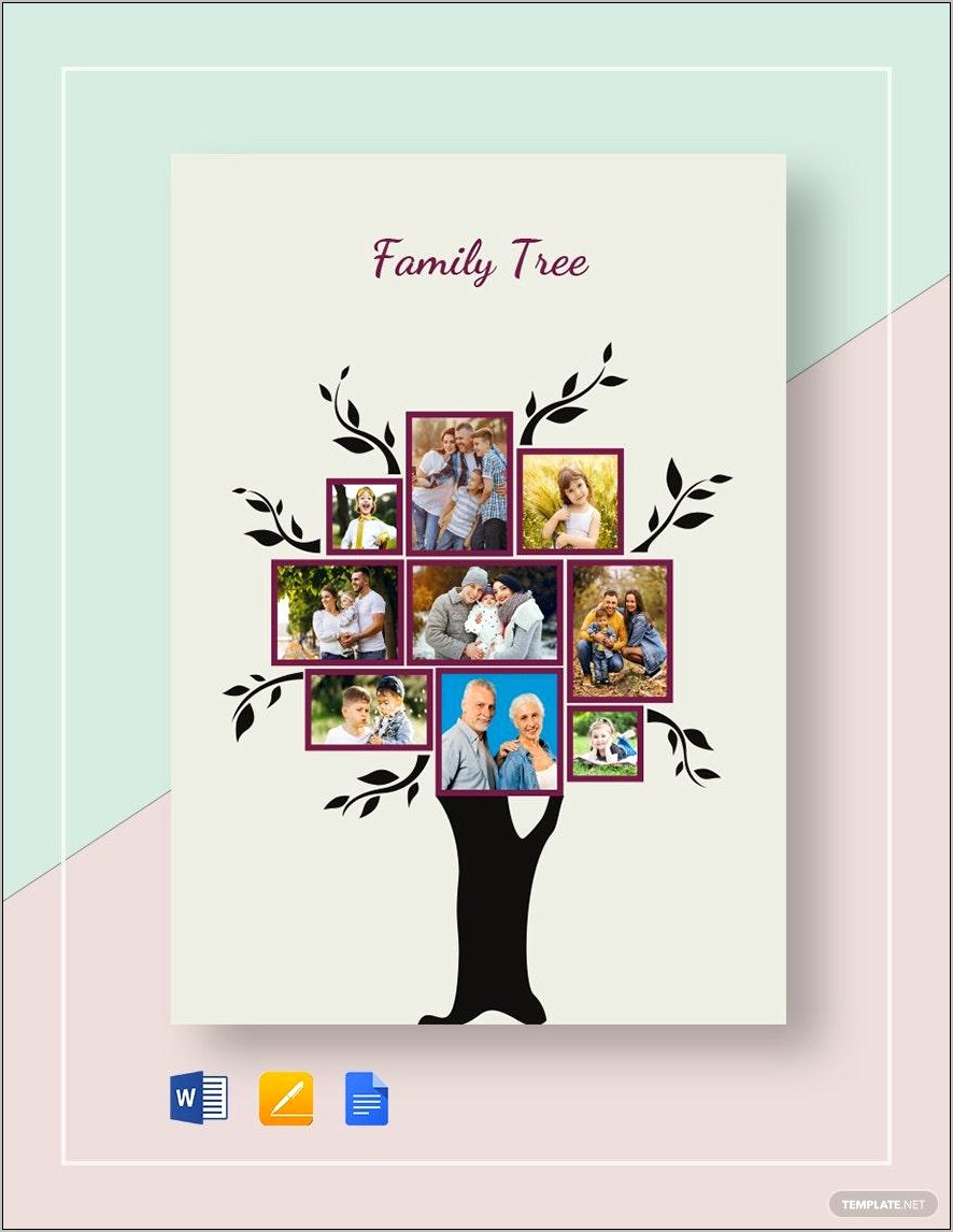 Photoshop Family Tree Template Free Download