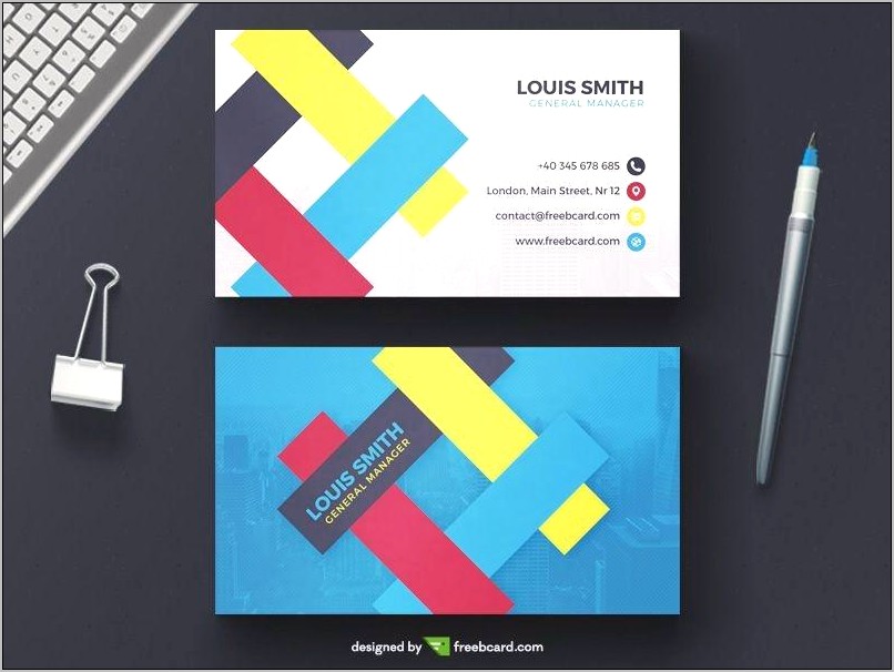 Photoshop Microsoft Word Business Card Template Free