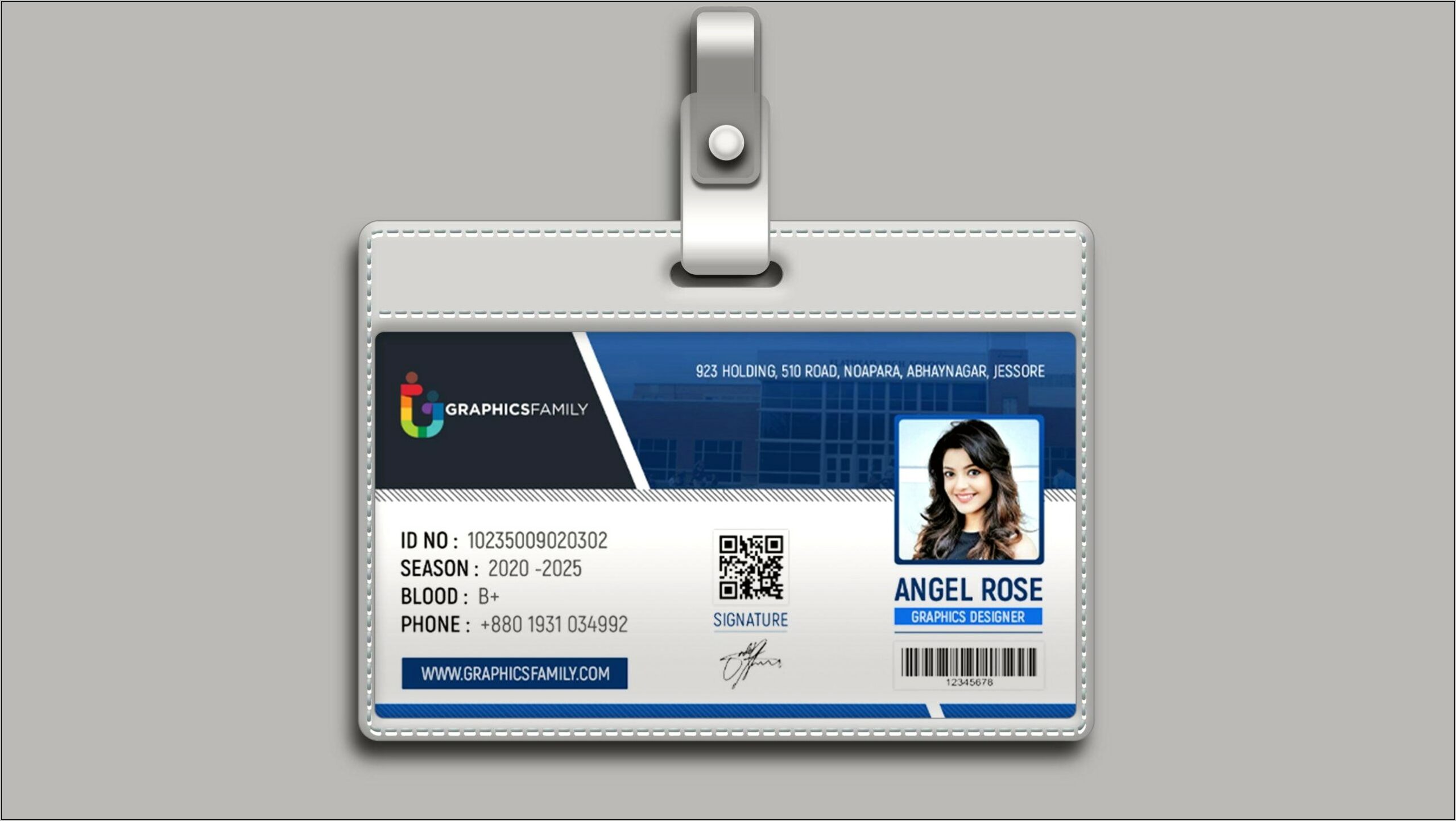 Photoshop Student Id Card Template Free Download