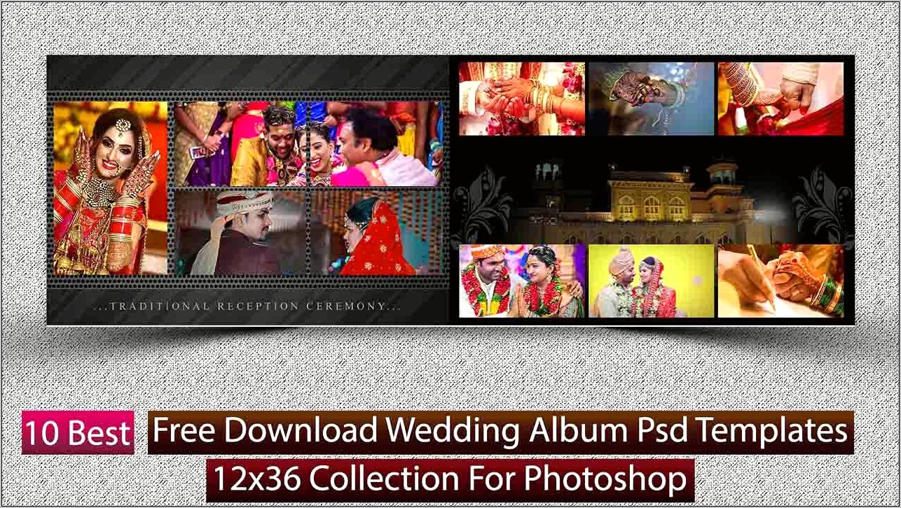 Photoshop Wedding Album Psd Templates Free Download