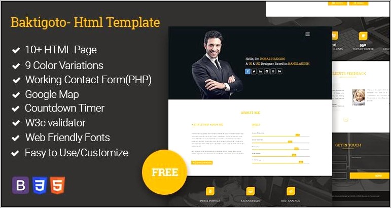 Php Web Page Template Free Download