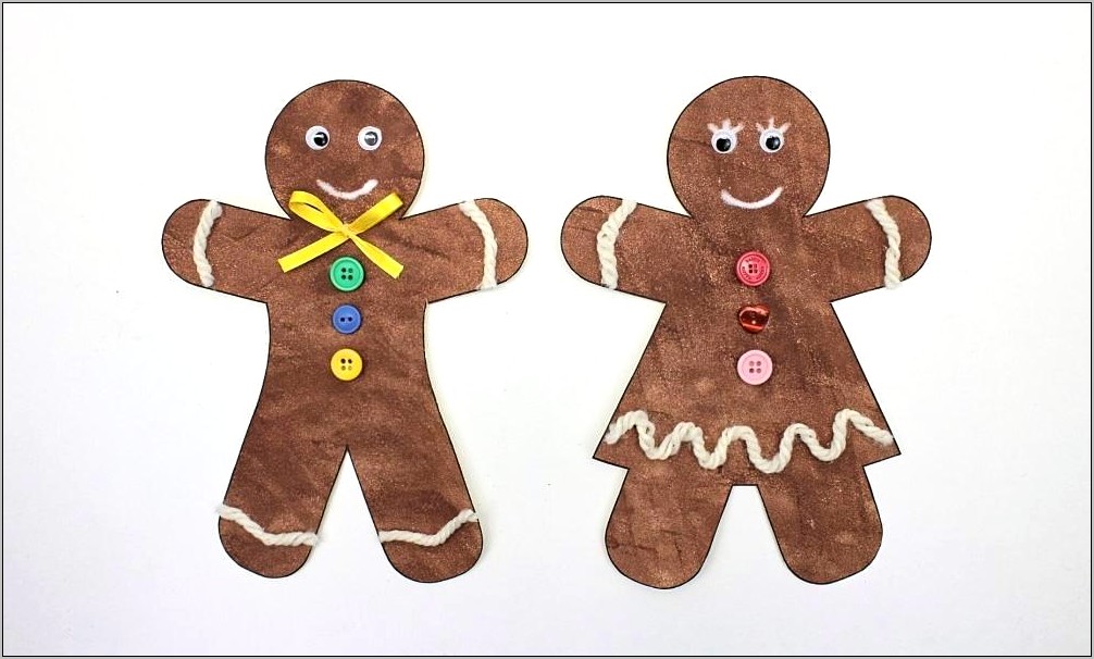 Pictures Of Small Gingerbread Men Free Template