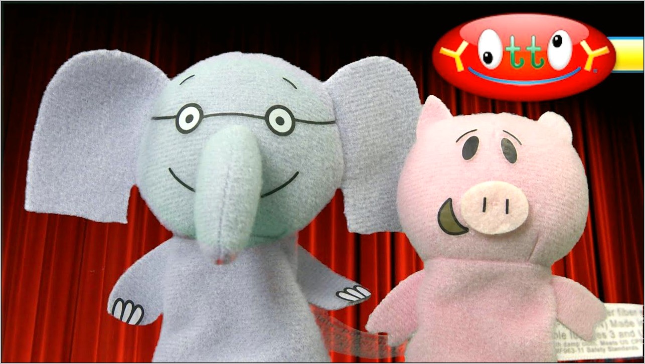 Pigeon Presents Elephant And Piggie Free Puppet Templates