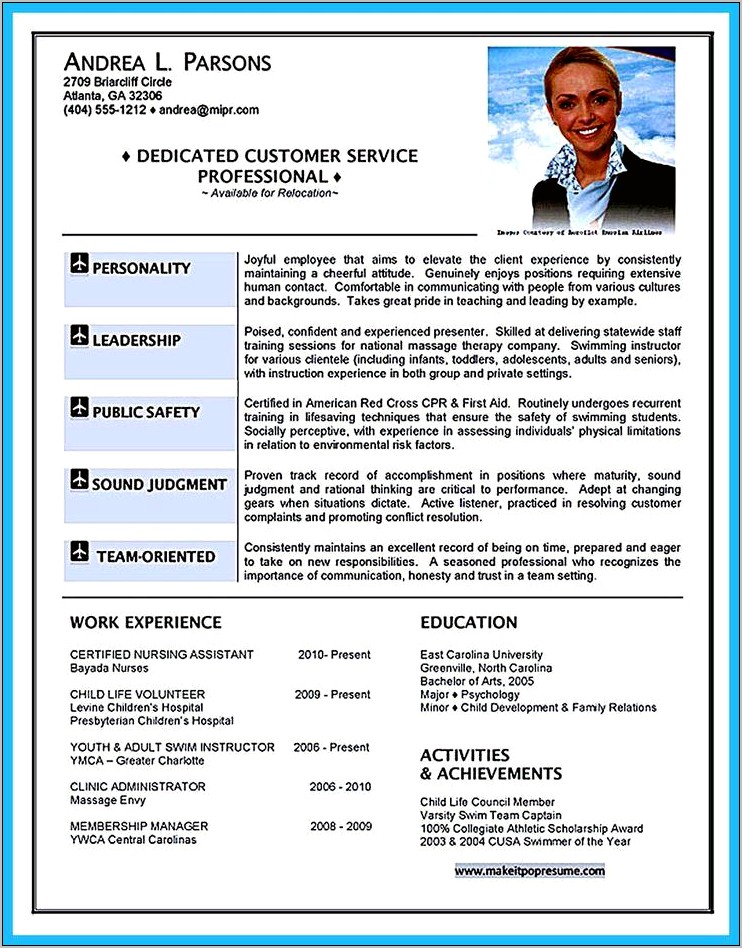 Pilot Functional Resume Sample Pdf - Resume Example Gallery