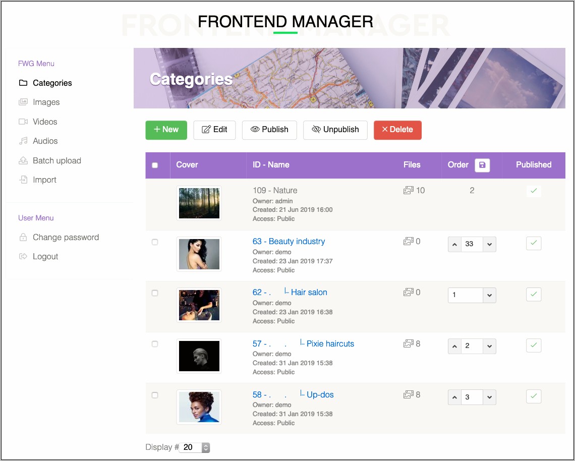 Pixit Admin & Frontend Template Free Download