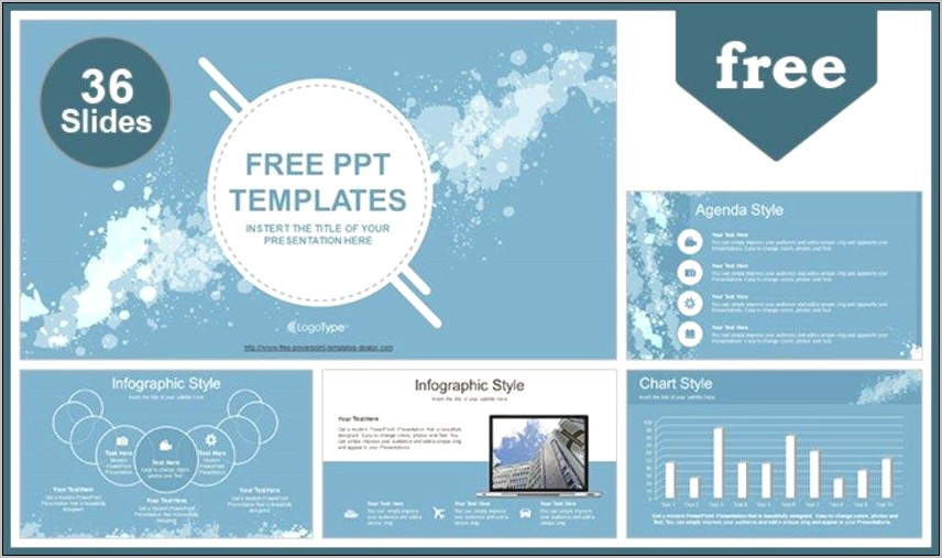 Plain Framed Solid Color Powerpoint Templates Free