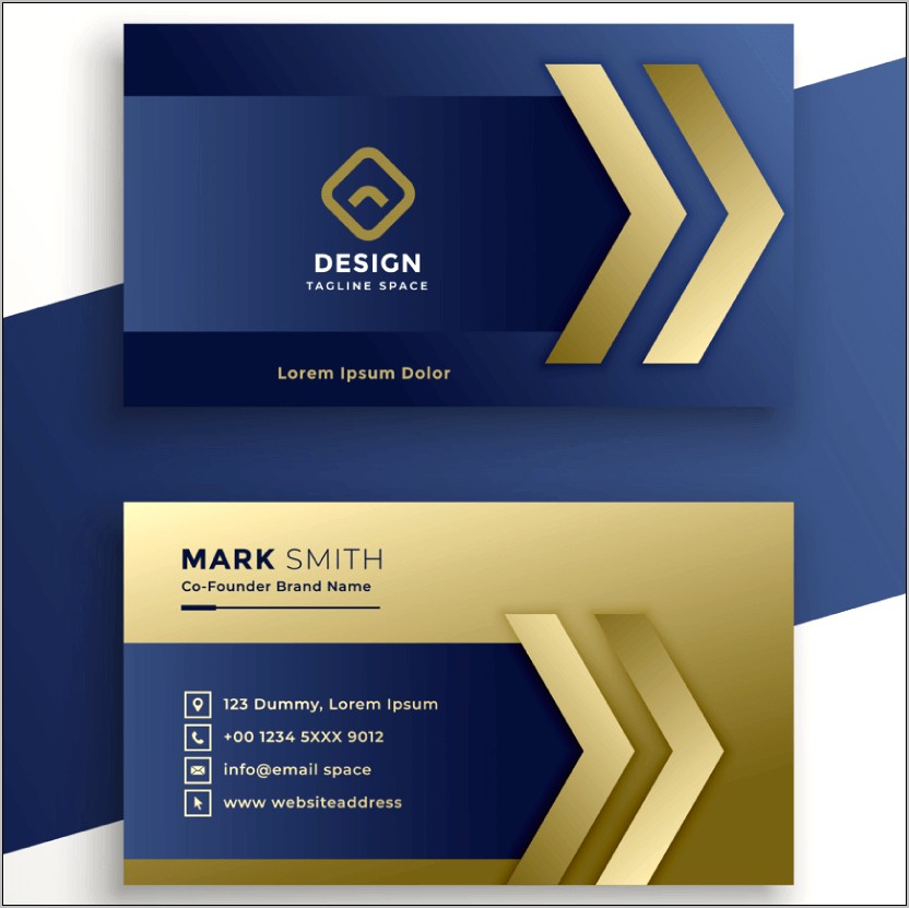 Plain White Business Card Template Free Download