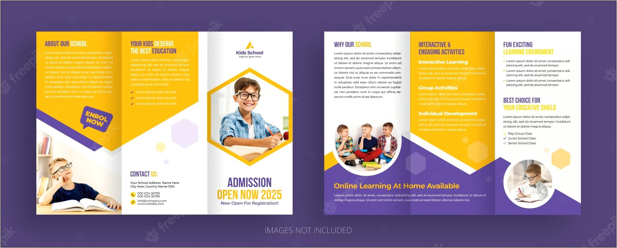 Play School Brochure Templates Free Download