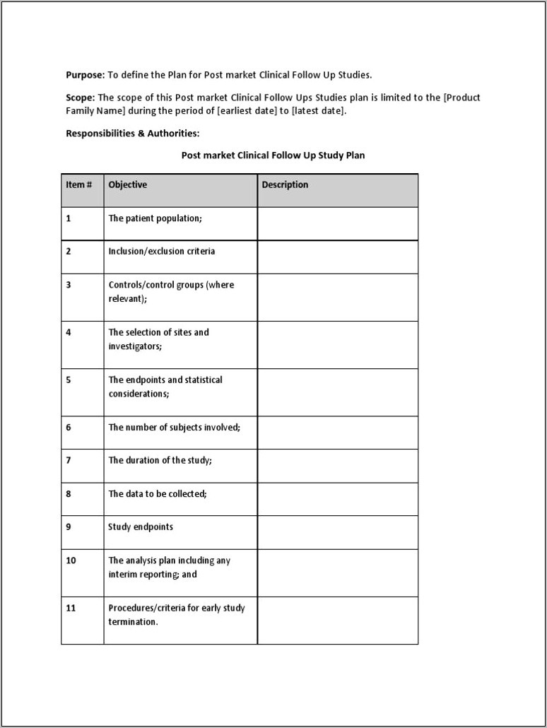 Pms Plan Download A Free Pms Plan Template