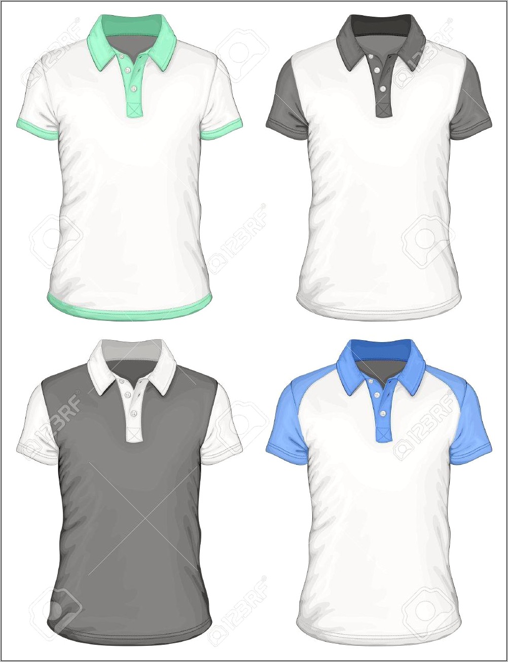 Polo Shirt Design Template Free Download