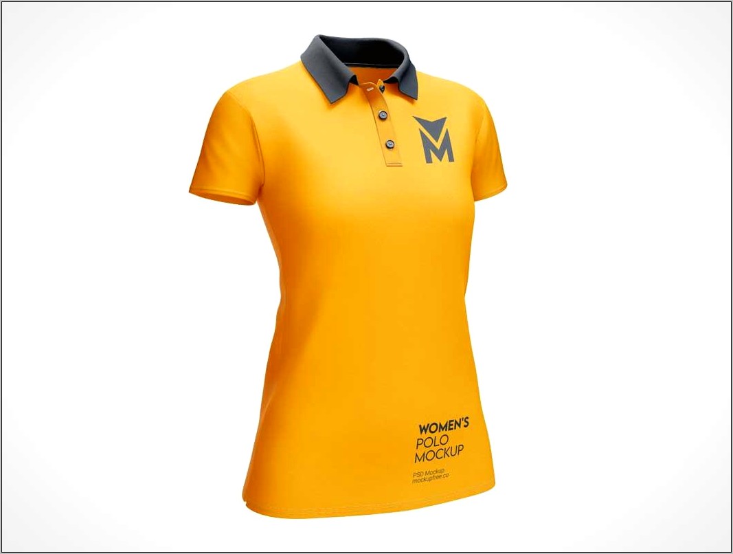 Polo Shirt Mockup Template Free Download