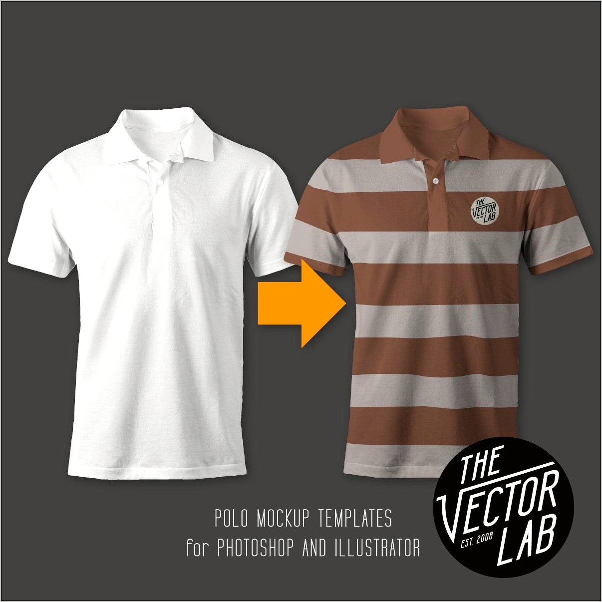 Polo Shirt Template Photoshop Free Download