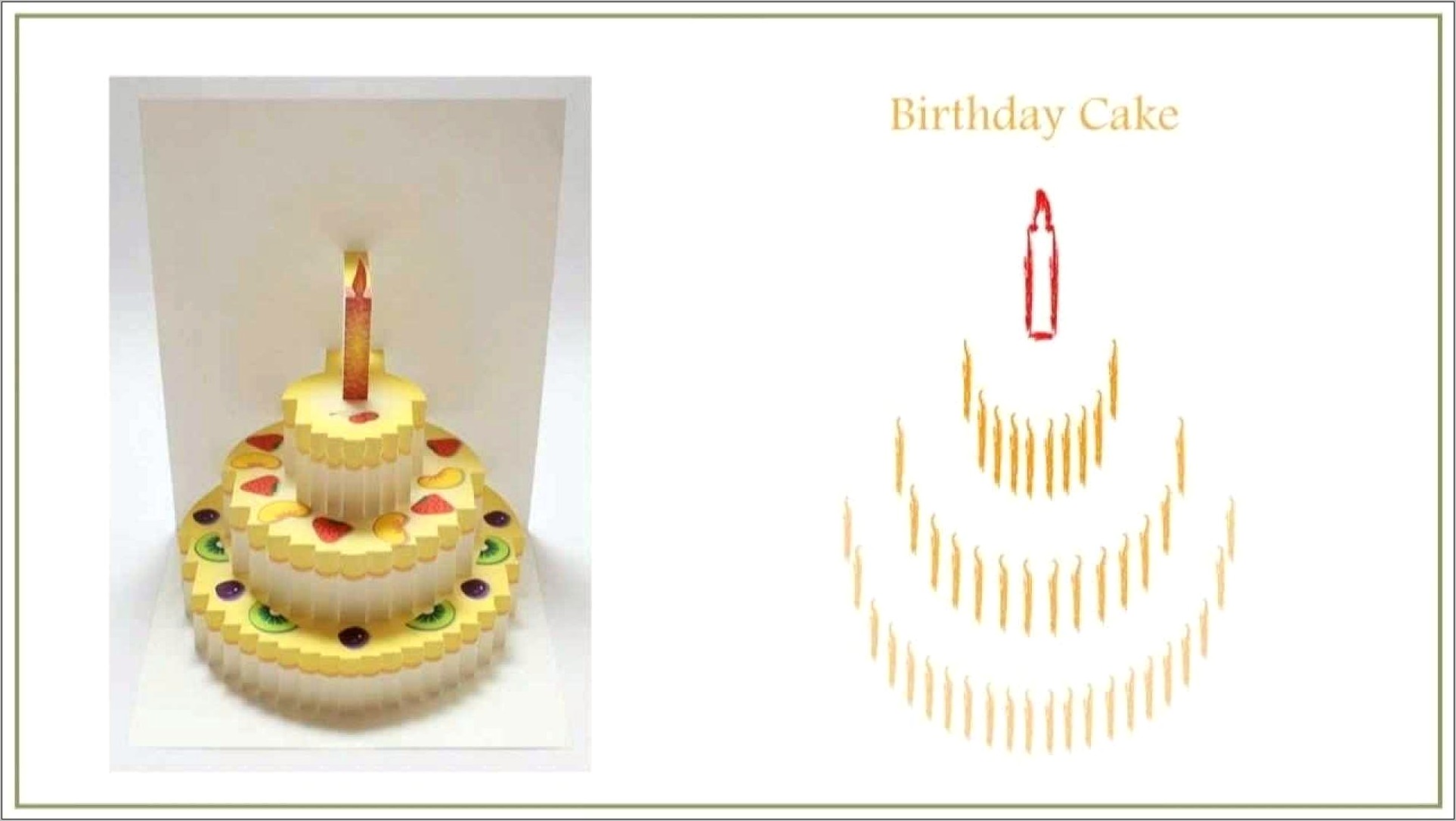 Pop Up Birthday Card Templates Free Printable