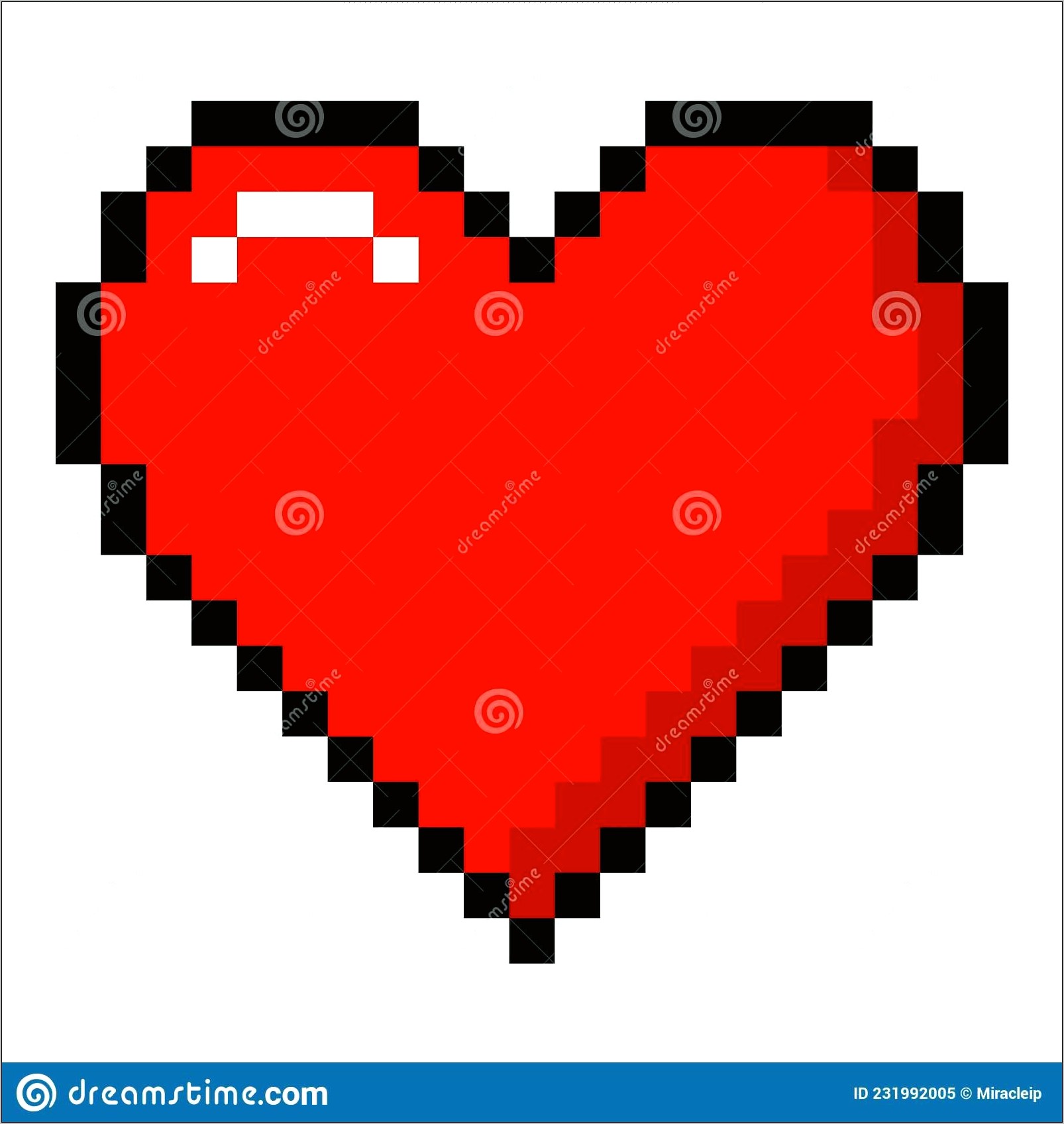 Pop Up Heart Card Template Free Pixelated