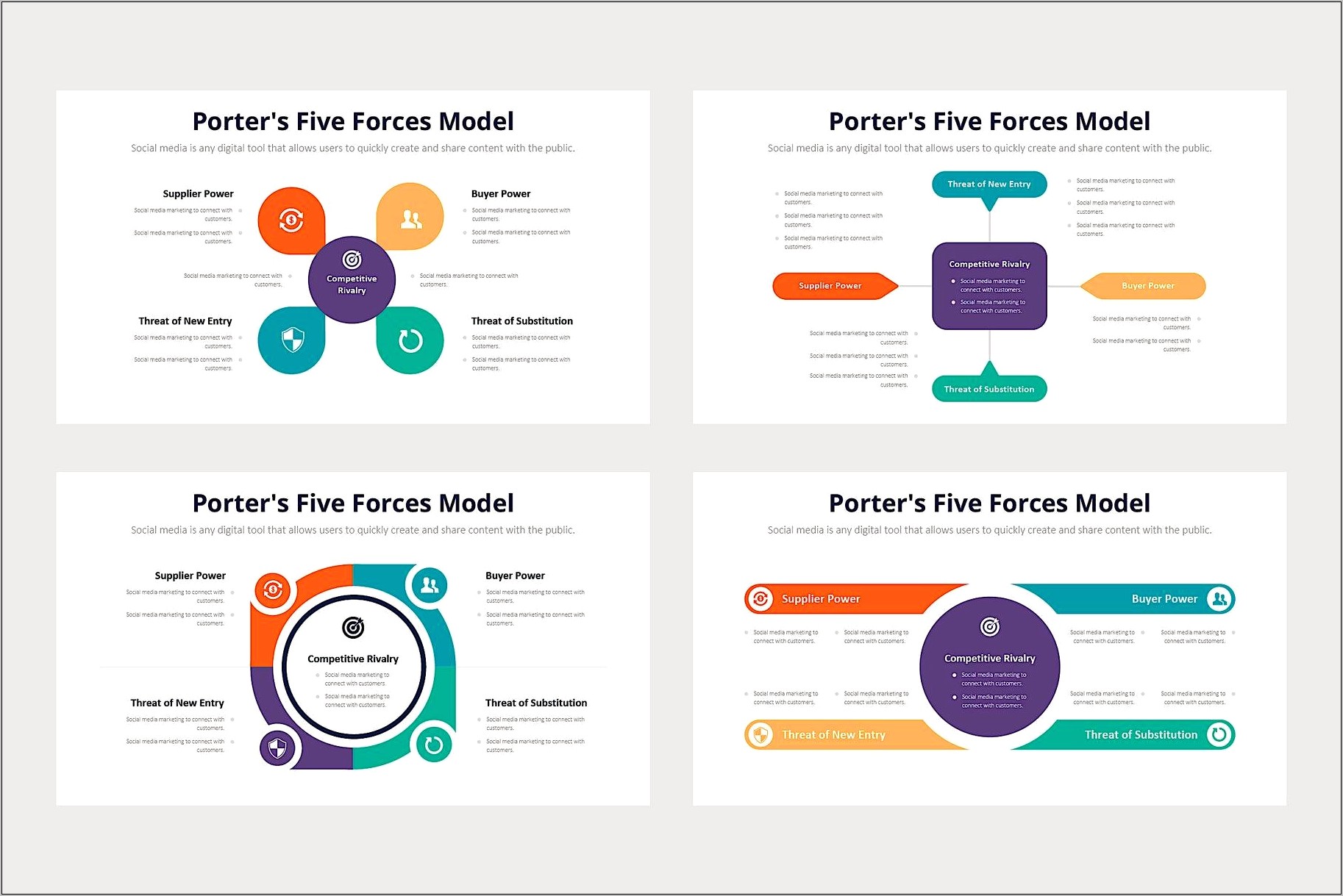 Porter's Five Forces Template Download