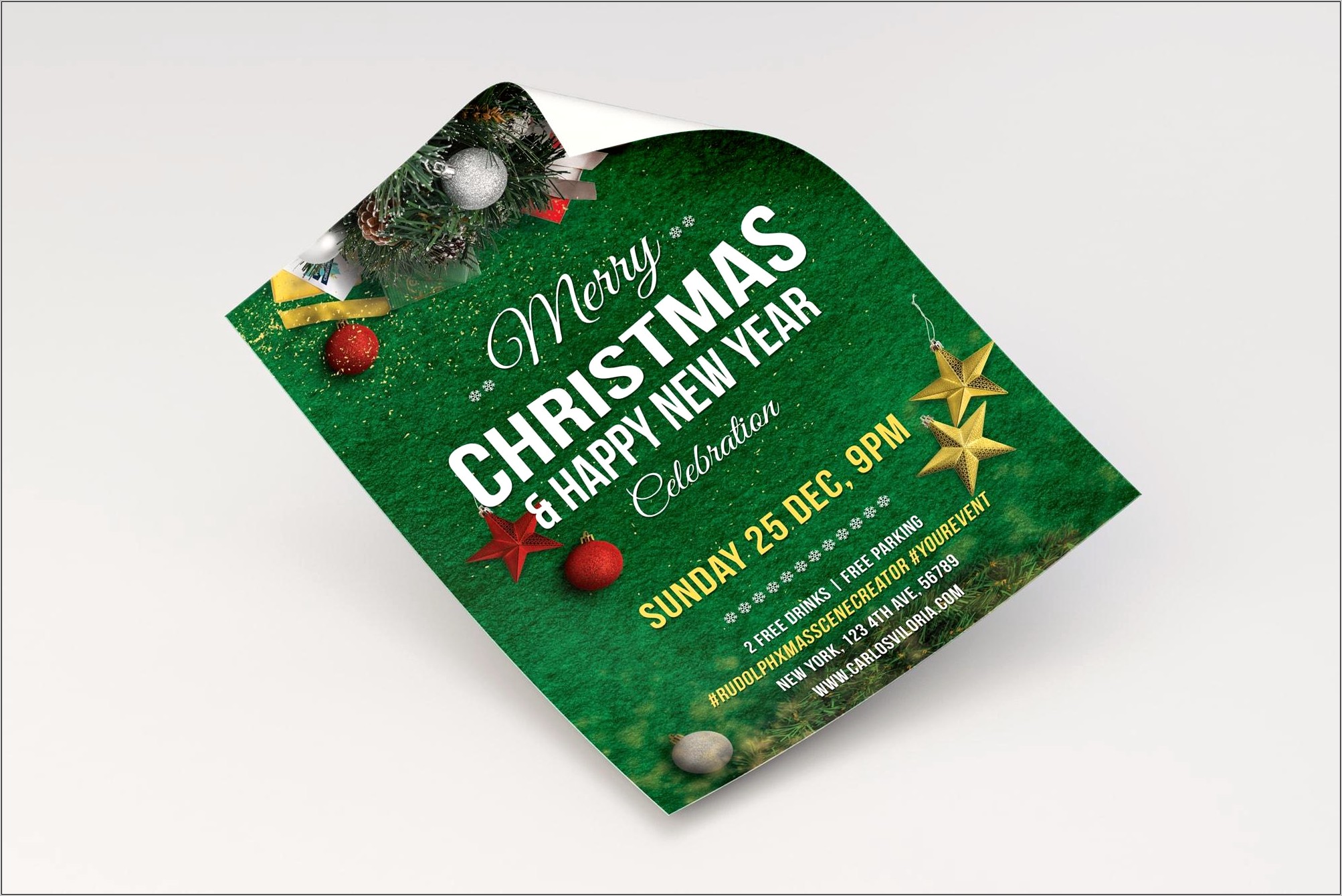 Poster Template Free Pictures With Santa Flyer Template