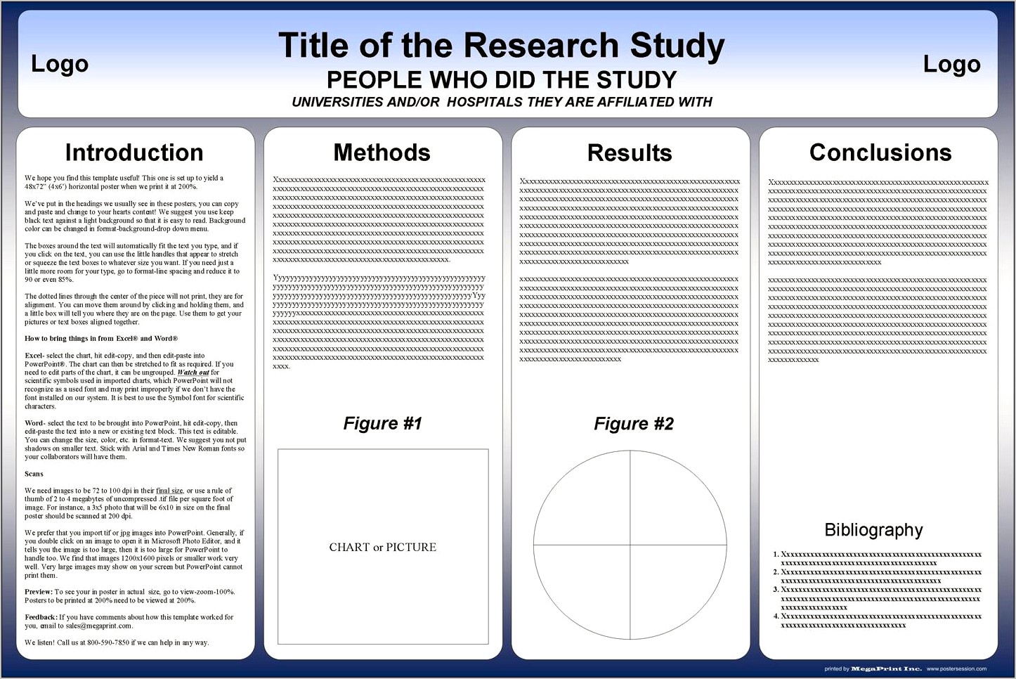 Poster Template Powerpoint 48 X 36 Free Download