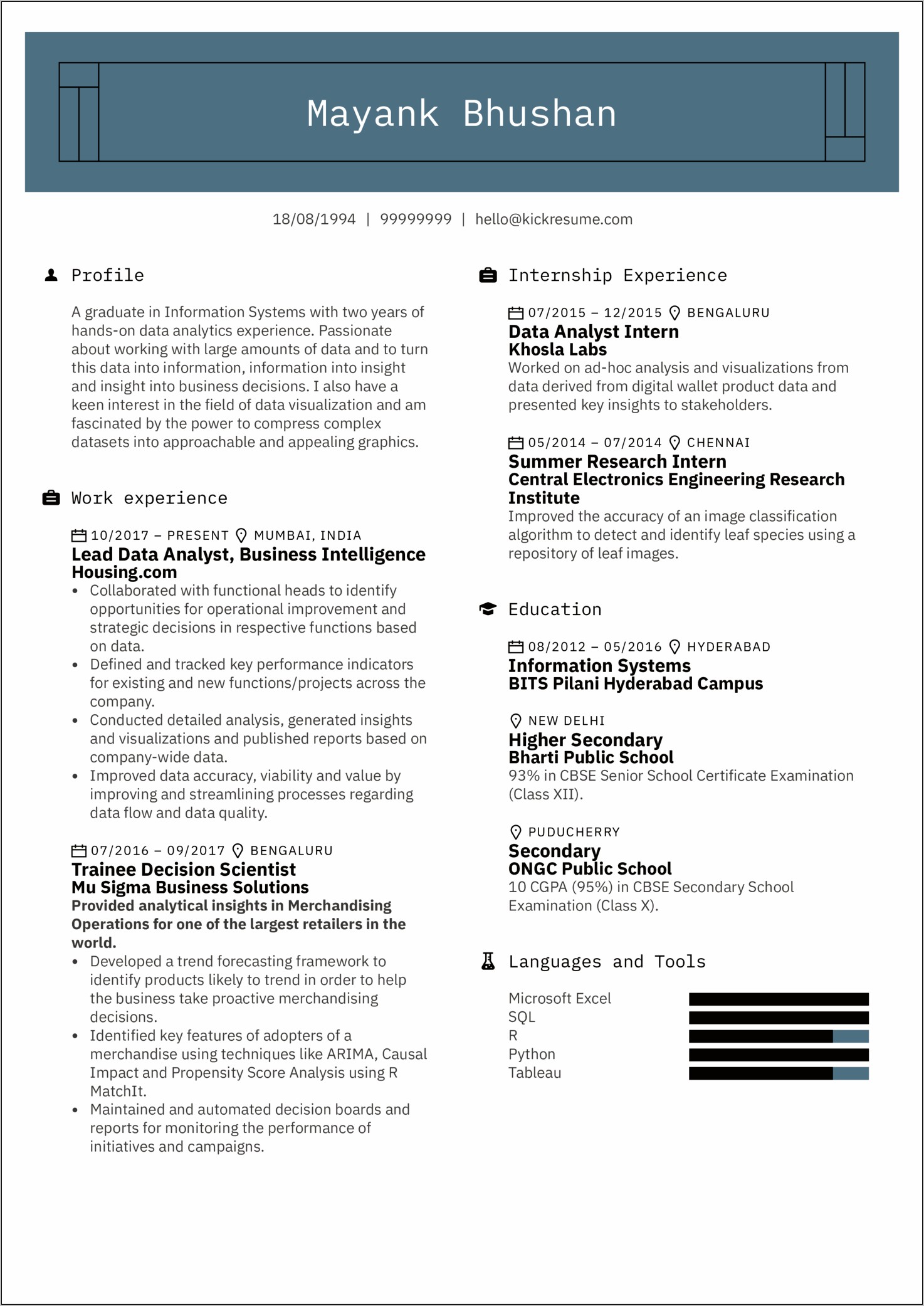 Power Electronics Experience Sample Resume