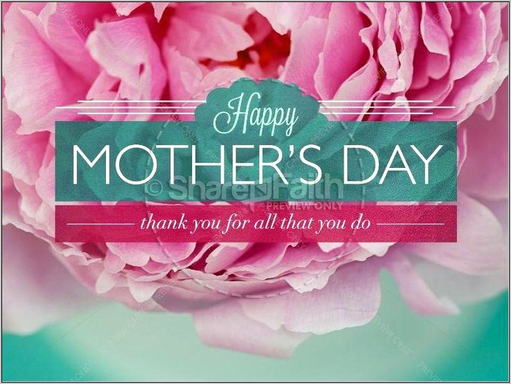 Powerpoint Design Templates For Mothers Day For Free