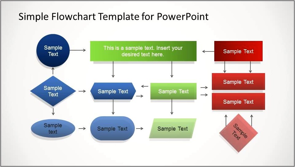 Powerpoint Flow Chart Template Free Download