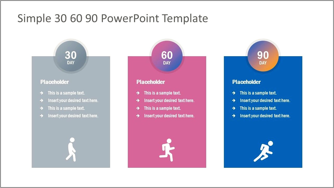 Powerpoint Free 90 Day Business Plan Template