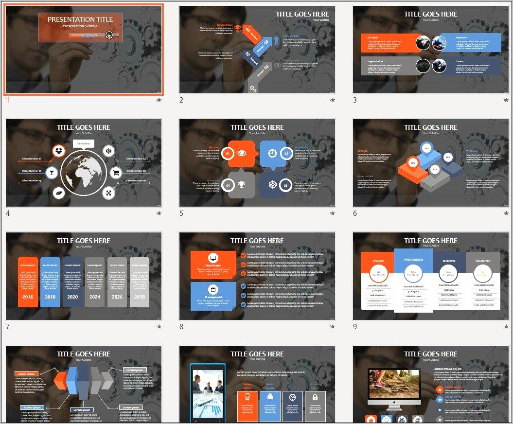 Powerpoint Presentation Templates Free Download Engineering