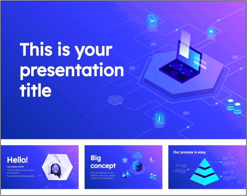 Powerpoint Template Modern Light Free Download