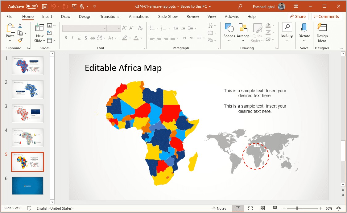 Powerpoint Template Philippines Map Free Download