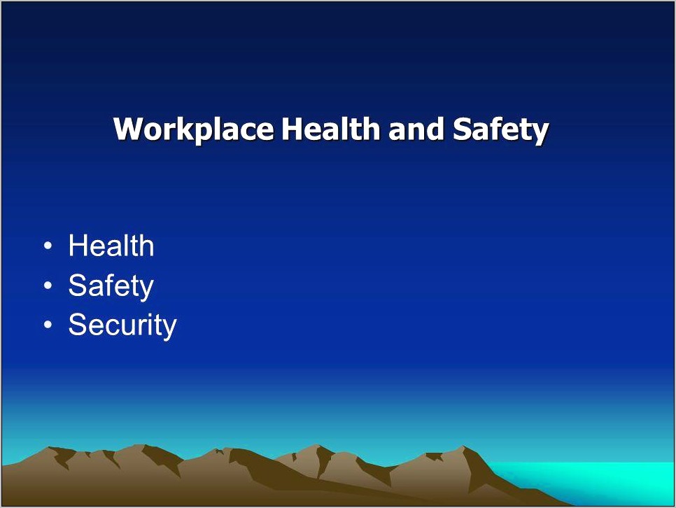 Powerpoint Templates Occupational Health Safety Free Download