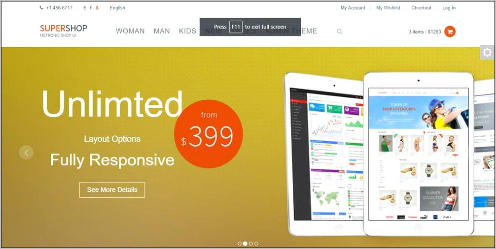 Preciso Responsive Bootstrap Ecommerce Template Free Download