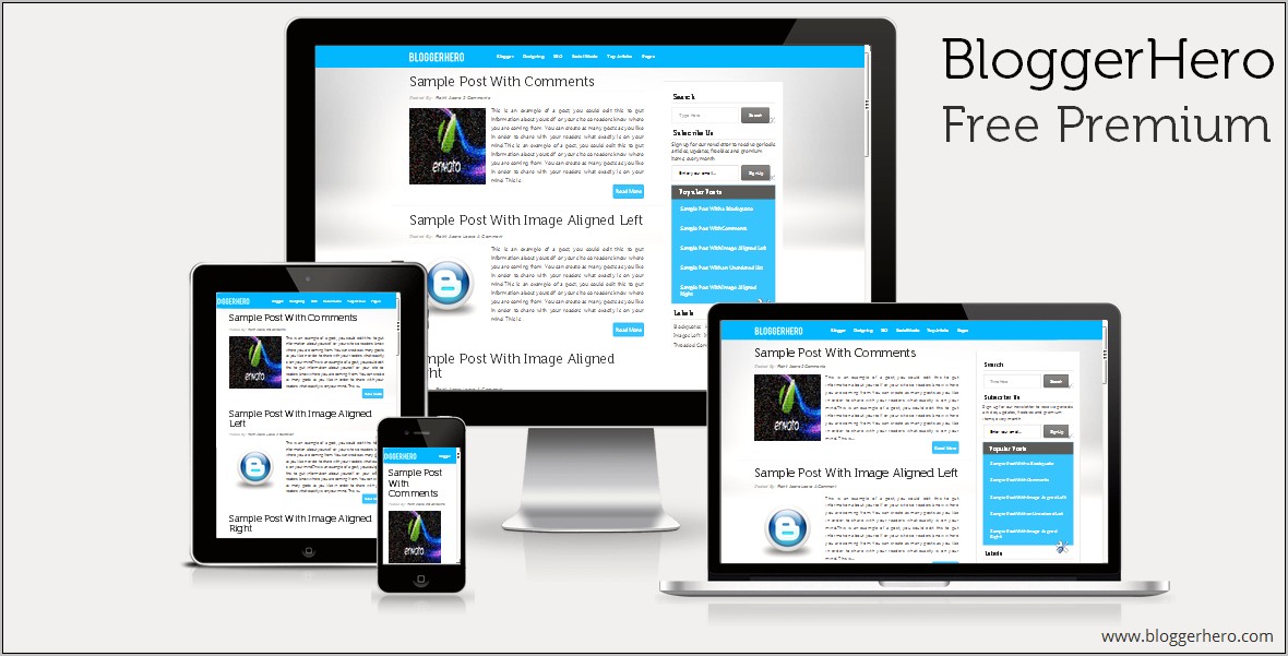 Premium Blogger Templates Free Download 2014