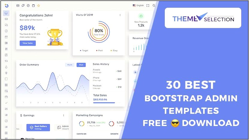 Premium Bootstrap Admin Template Free Download