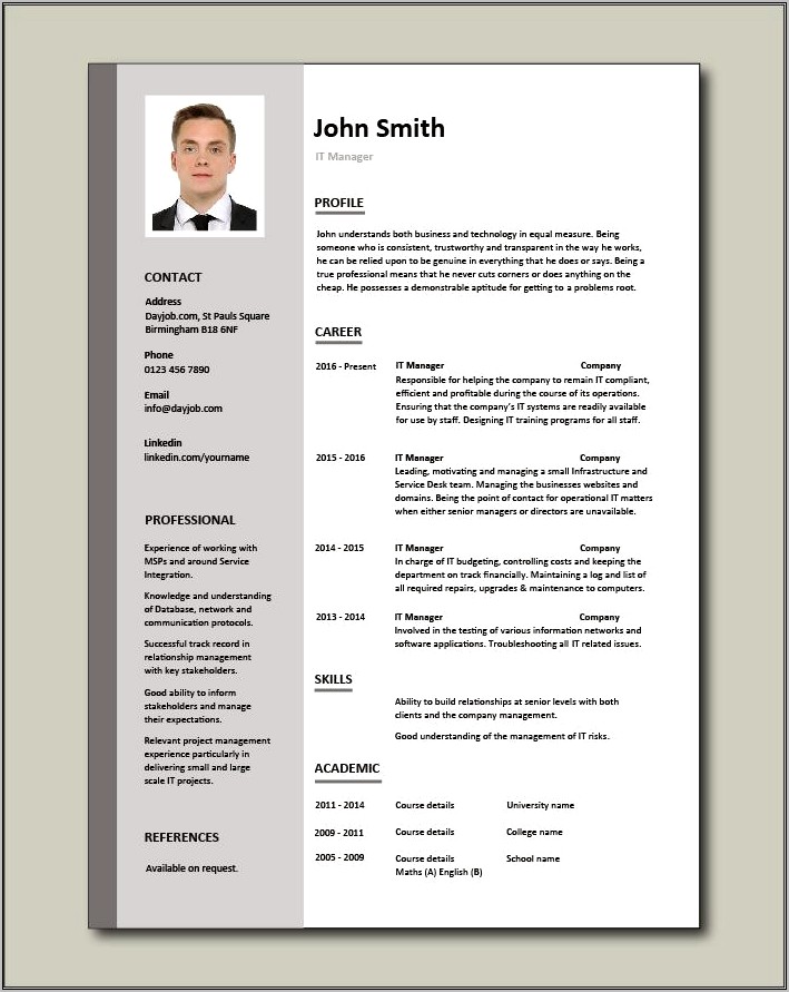 Premium Resume Templates Free Download