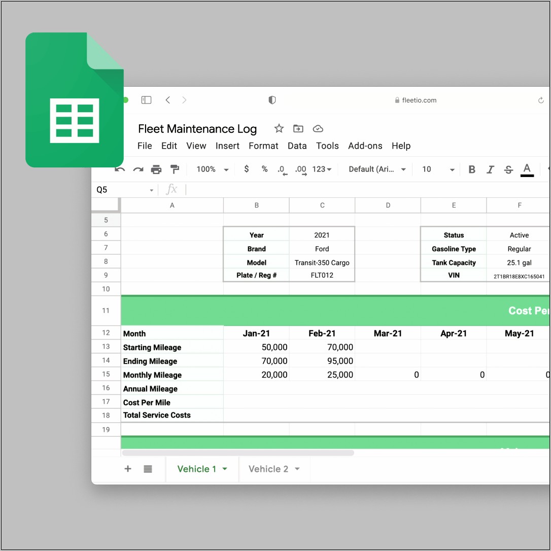 Preventive Landscaping Maintenance Template Xls Download