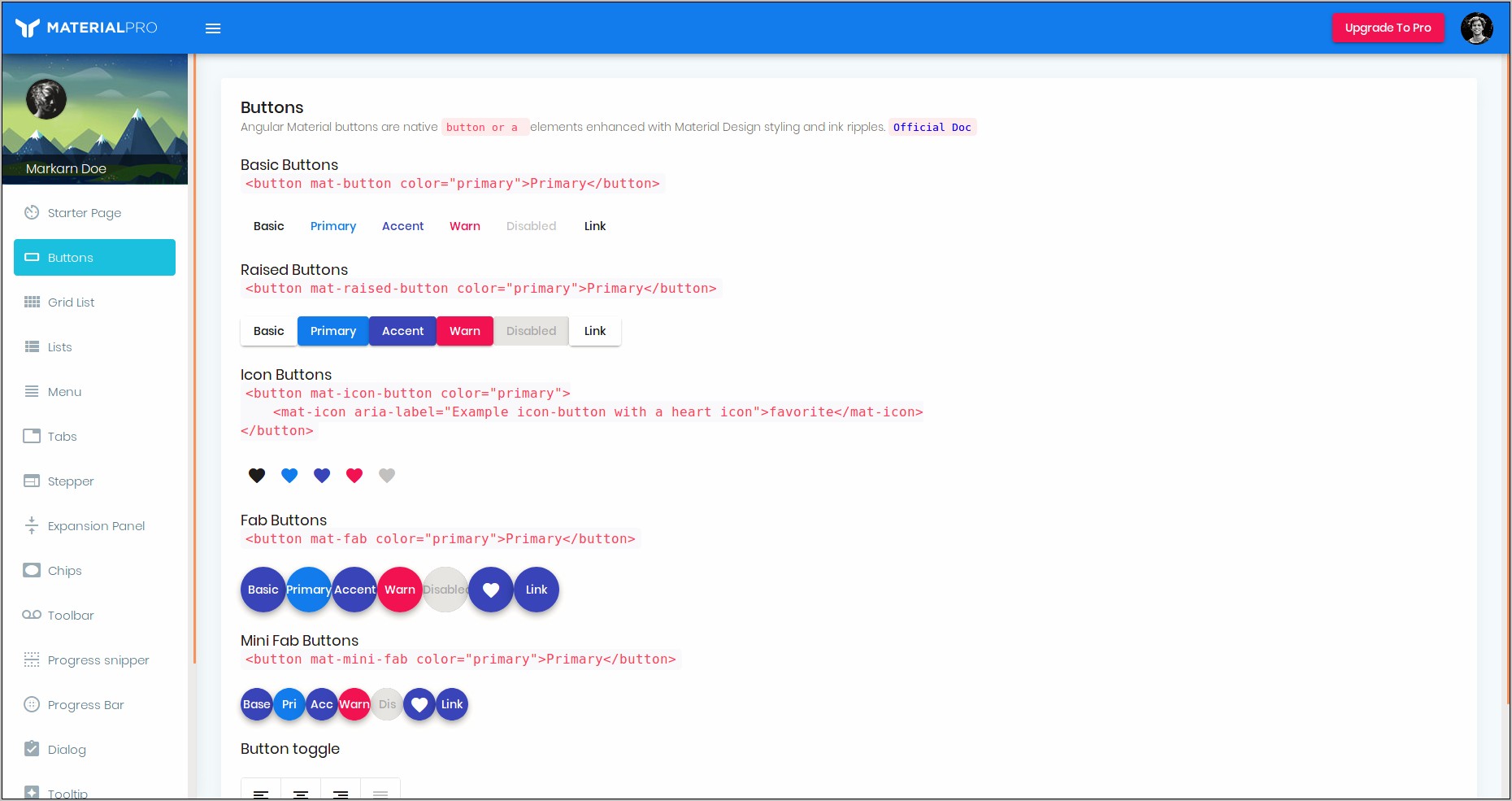 Primer Angular 2 Material Design Admin Template Download